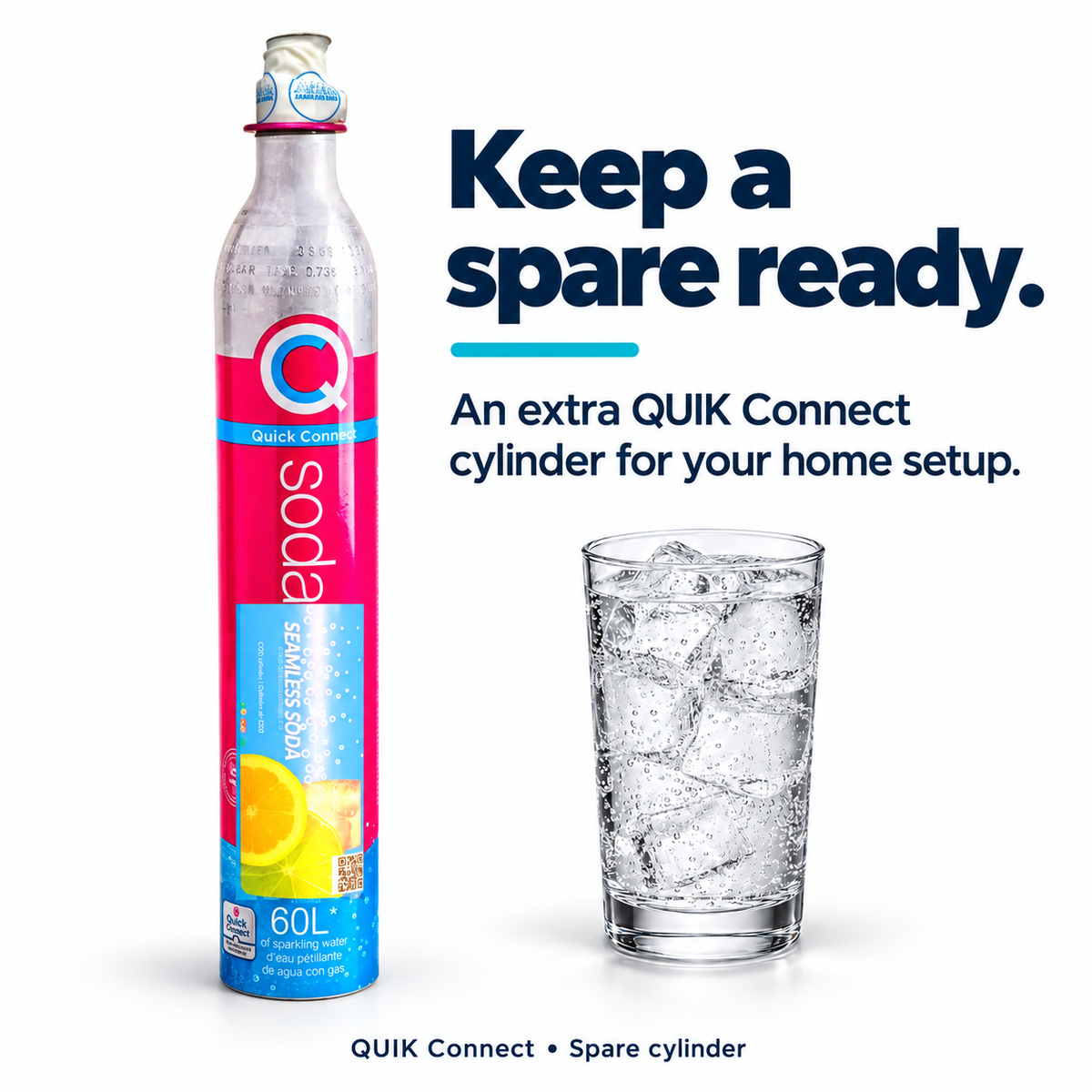 Seamless Soda QUIK Connect spare benefits