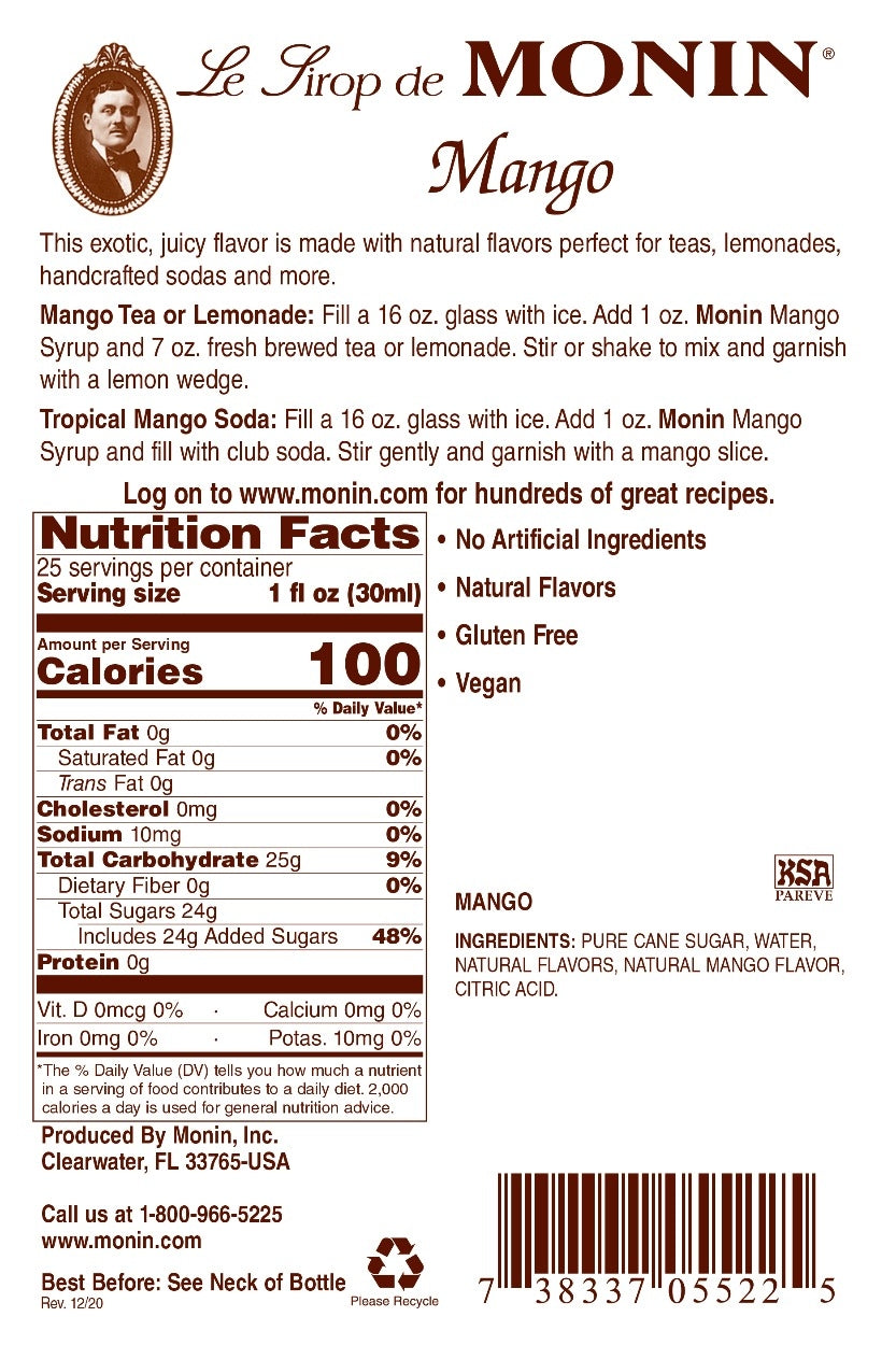 Mango Syrup - 750ML