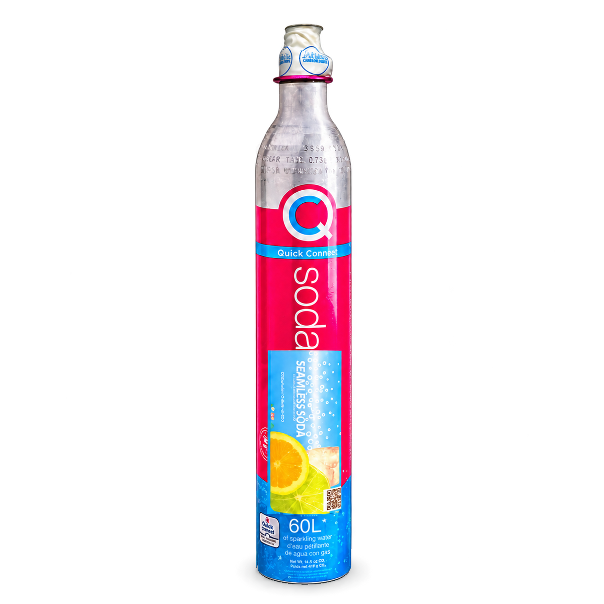 Seamless Soda QUIK Connect spare cylinder