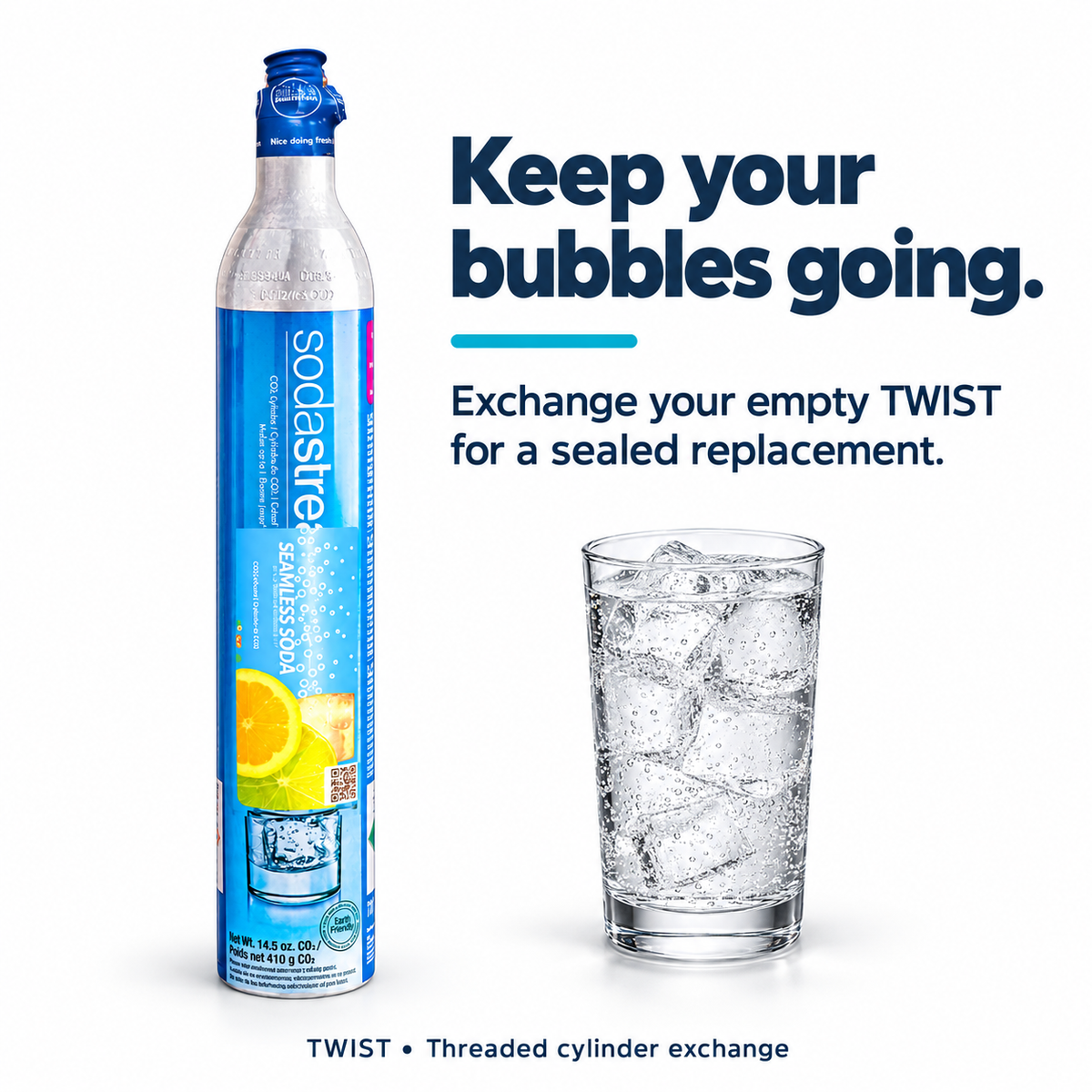 Seamless Soda twist exchange benefits