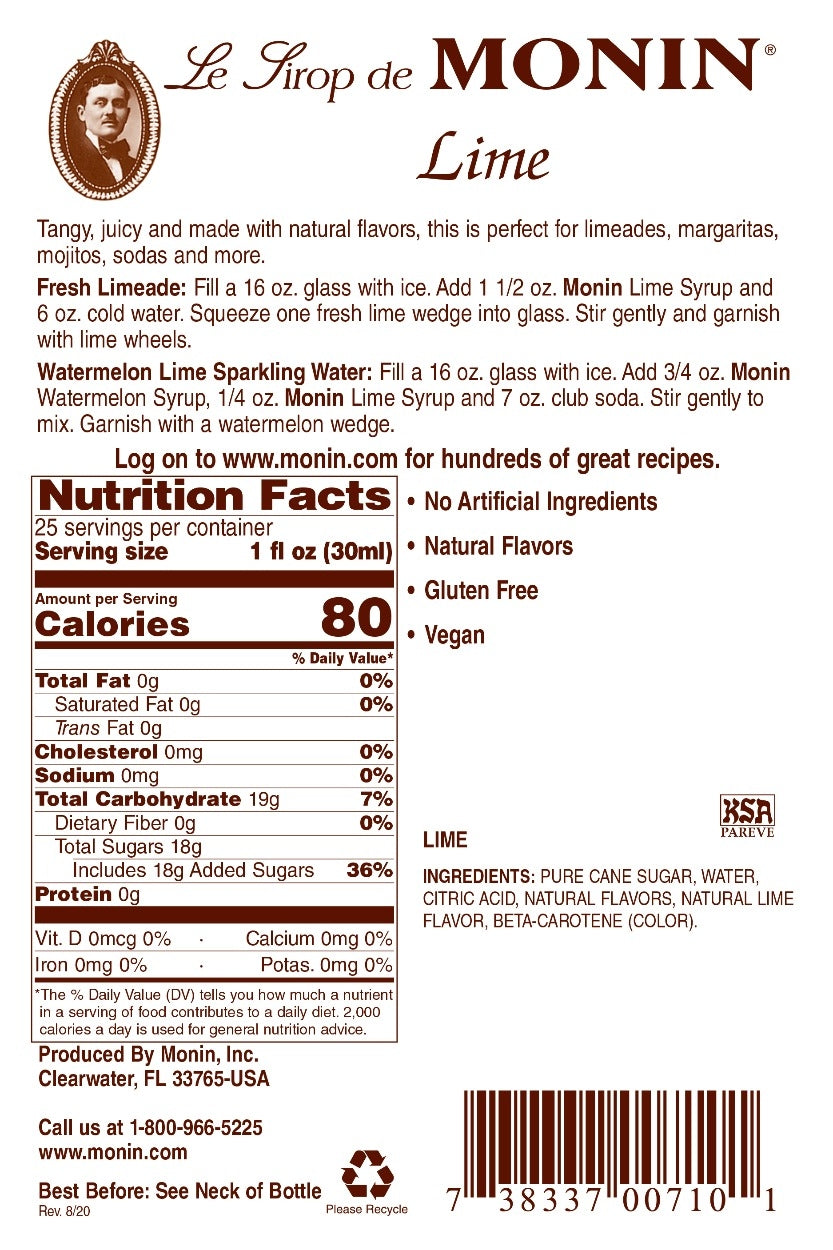 Lime Syrup - 750ML