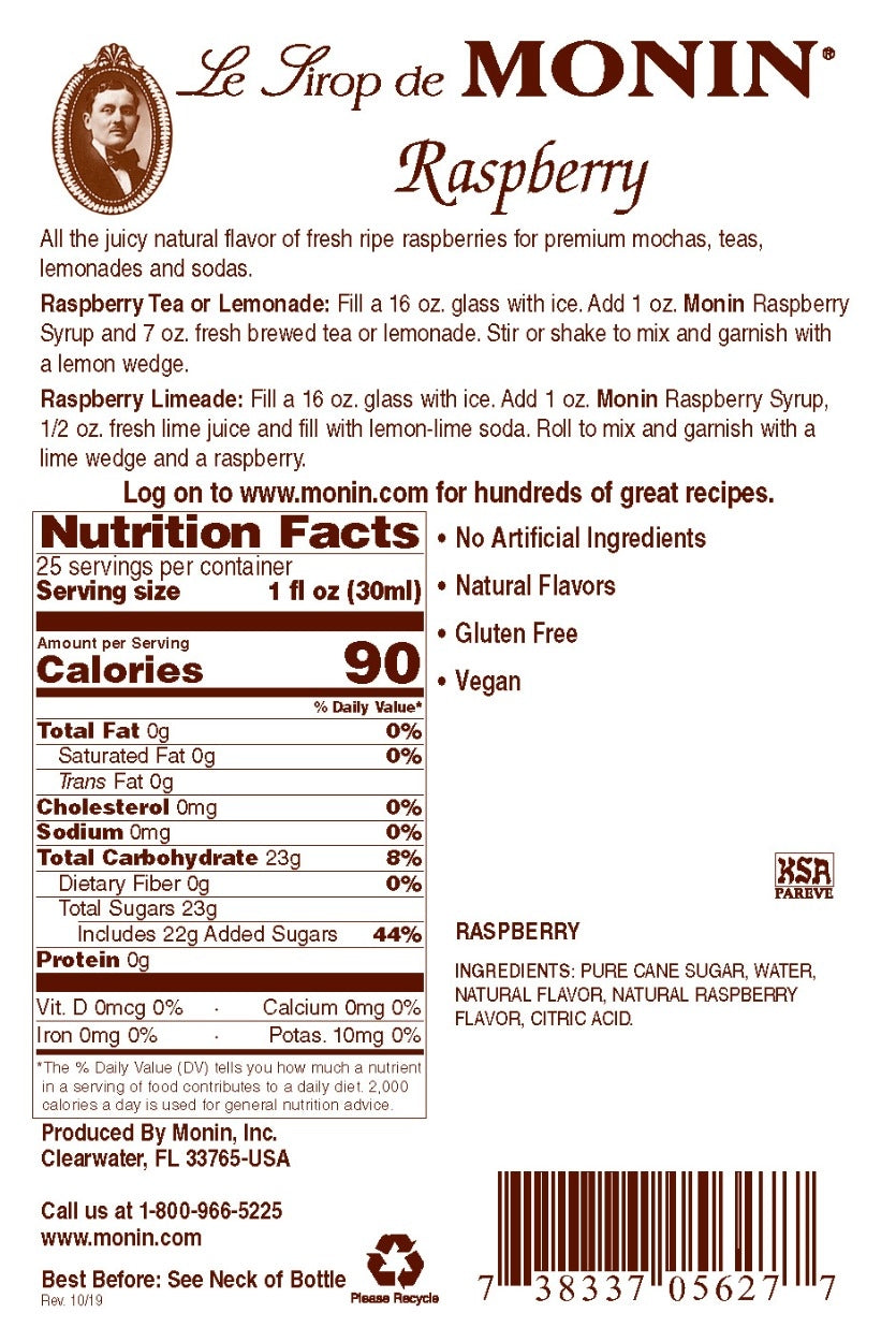 Raspberry Syrup - 750ML